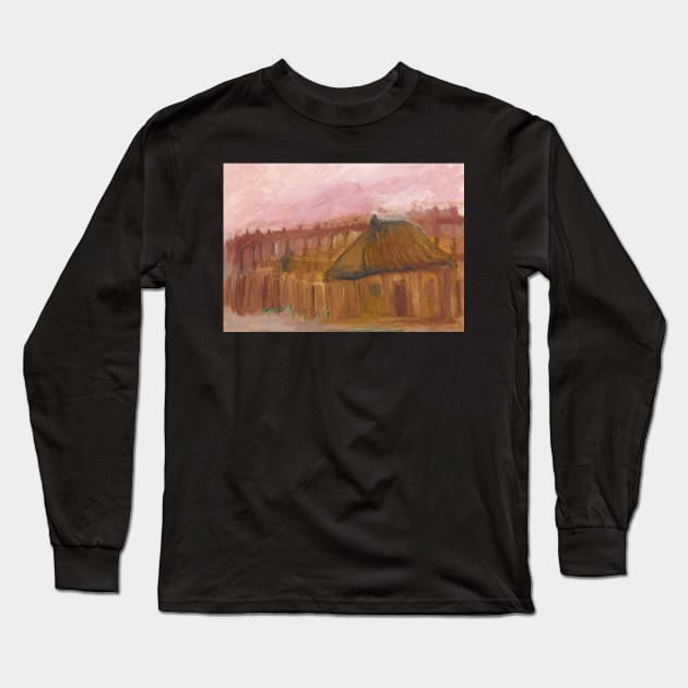 The Old Cottage! Long Sleeve T-Shirt by Mickangelhere1